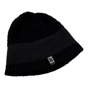 The North Face Cable Knit Beanie – Black (One Size)